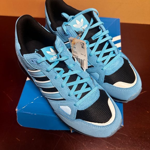 Adidas Mens Blue ZX 750 GW4210 Low Top Lace Up Running Shoes Sz US 9.5 or 11 main image 6